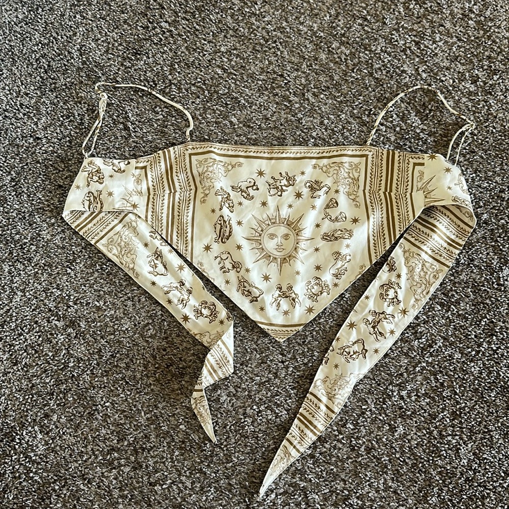 Danielle Bernstein Scarf Top